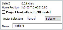 last group in toolpath dialogs